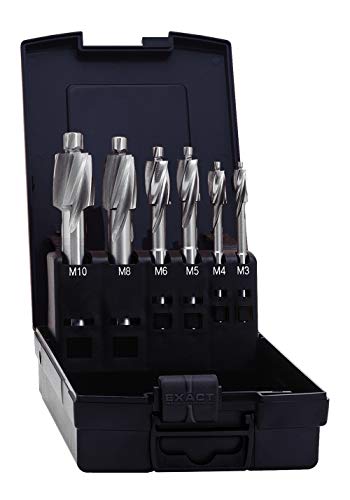 Exact Flachsenker Set für Durchgangsloch-fein, M3/M4/M5/M6/M8/M10/M12, HSS, DIN373 von Exact