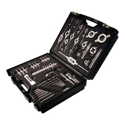 Gewindeschneid-Sortiment HSS M3-12 61-teilig Gewindeschneid-Sortiment HSS M3-12 61-teilig von Exact