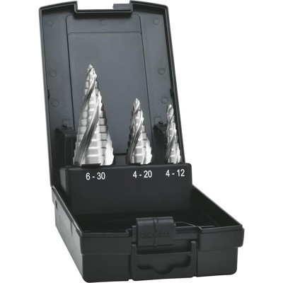 Stufenbohrer-Set HSS 4-fach 4-30mm von Exact