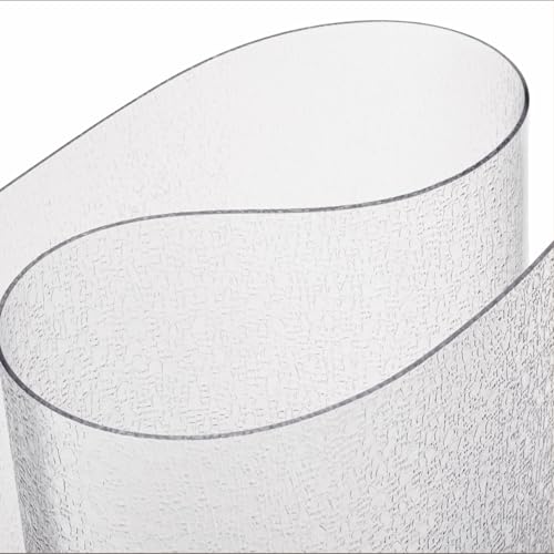 ExactMade Transparenter Tischschutz, hergestellt in den USA, sicher, 50,8 x 152,4 cm, 2 mm dickes, transparentes strukturiertes Vinyl, Schreibtischunterlagen auf Schreibtischen für Schminktisch von ExactMade