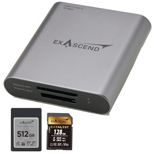 EXASCEND Lecteur de Carte CFExpress Type A et SD EXCRCFSD2A EXASCEND Lecteur de Carte CFExpress Type A et SD EXCRCFSD2A von Exascend