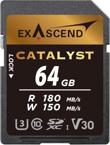 Exascend Catalyst UHS-I/V30/U3/Class 10 64GB SD-Karte von Exascend