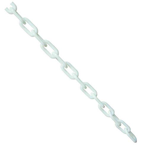 ExcInter Kunststoffkette weiß 5 mm x 6 mm beschichtet dekorative Glieder für dekorativen Gartenzaun Warnung Sicherheit Parkplatz verschiedene Farben ExcInter Kunststoffkette weiß 5 mm x 6 mm beschichtet dekorative Glieder für dekorativen Gartenzaun Warnung Sicherheit Parkplatz verschiedene Farben von ExcInter