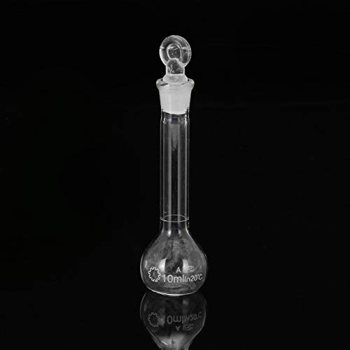 ExcLent 10 Ml Klarglas-Messkolben Mit Glasstopfen Laborchemie-Glaswaren von ExcLent