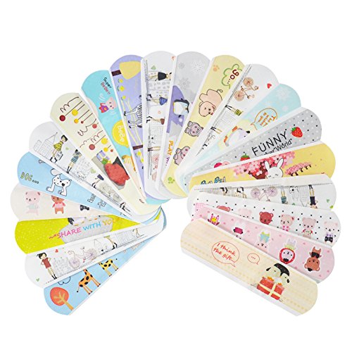 ExcLent 100Pcs Waterproof Breathable Cute Cartoon Band Aid Emergency Kit For Kids Children Children Children von ExcLent