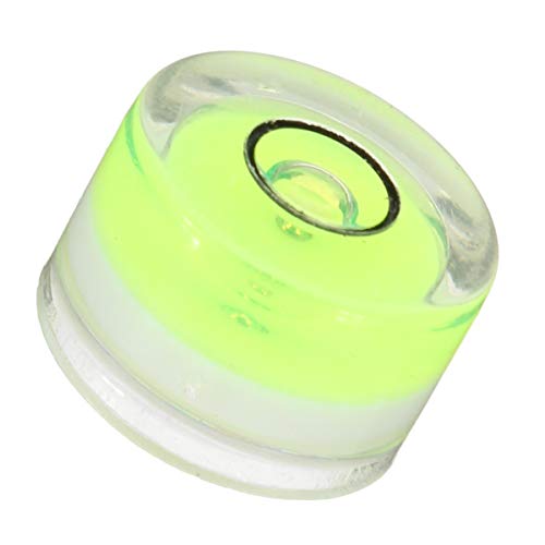ExcLent 12x7mm Tiny Disc Bubble Spirit Level Round Circle Circular Green Tripod von ExcLent