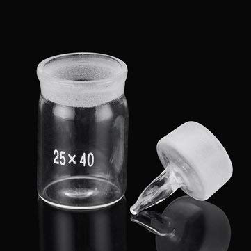 ExcLent 3 Größen Wiegen Der Flasche Wiegen Des Gemahlenen Glases Messkolben Mit Niedriger Form Und Geschlossenem Boden - #1 von ExcLent