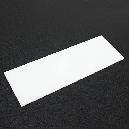 ExcLent 30X10Cm Weiße Kunststoffplatte Pvdf-Platte 5Mm Dicke Hochfeste Zähigkeit von ExcLent