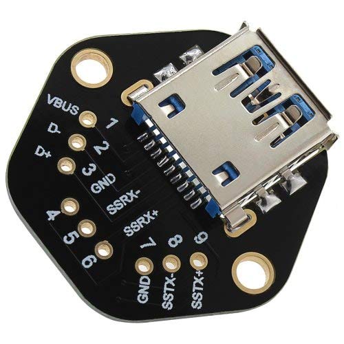 ExcLent U01 USB 3.0 A Female to Dip 2.54Mm 9-Pin Module-Black von ExcLent