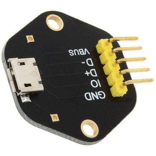 ExcLent W04 Micro USB to Dip 2.54Mm Adapter Board Module-Black von ExcLent