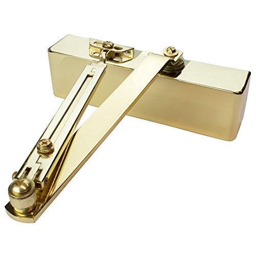 Excel Hydraulische Fire spezifische Türschließer Größe 2–4, von Ventil Messing poliert Satin Silber von Excel Blades