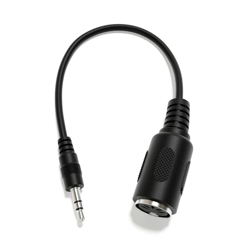 ExcelValley MIDI Adapter Breakout Kabel – Audio Klinkenstecker TRS 3.5mm nach 5 Pins DIN Weiblich – Modell B-3.5mm von ExcelValley