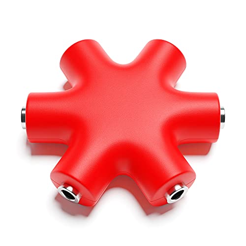 ExcelValley - Mono Patchkabel Splitter - TS 3,5mm 1/8" - Modularer Synth Eurorack [Rot] von ExcelValley