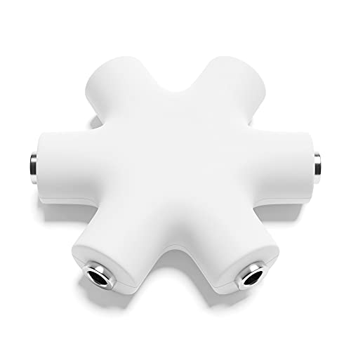 ExcelValley - Mono Patchkabel Splitter - TS 3,5mm 1/8" - Modularer Synth Eurorack [Weiß] von ExcelValley