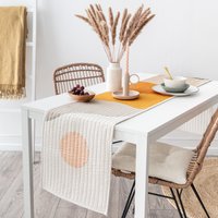 Boho Tischläufer - Langer Wandbehang Dinner Party Dekor Gesteppter Kabine Esszimmer Tischdekoration Feiertags-Tischläufer von ExcellQuiltCo