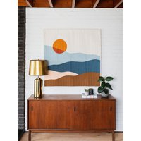 Moderner Quilt Wandbehang - Berg Decke Über Dem Bett Wand Dekor Großer Stoff von ExcellQuiltCo