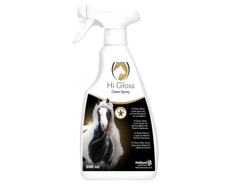 Excellent Horse Pferdebürste Hi Gloss Clean Spray von Excellent Horse