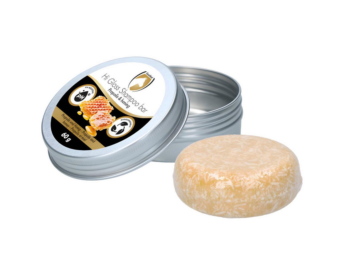Excellent Horse Pferdebürste Hi Gloss Shampoo Bar Propolis & Honig 60 g von Excellent Horse