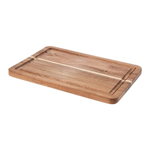 Excellent Houseware Schneidebrett 28x20cm Holz Akazie rechteckig mit Saftrille - Holzschneidebrett aus Akazienholz - Holzbrett Holztablett zum Servieren - Küchenbrett Servierbrett - Natur Braun Excellent Houseware Schneidebrett 28x20cm Holz Akazie rechteckig mit Saftrille - Holzschneidebrett aus Akazienholz - Holzbrett Holztablett zum Servieren - Küchenbrett Servierbrett - Natur Braun von Excellent Houseware