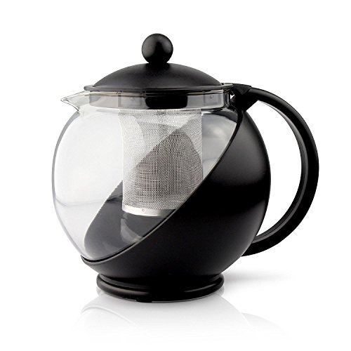 Theepot met Filter Zwart - Excellent Houseware (1.25L) von Excellent Houseware