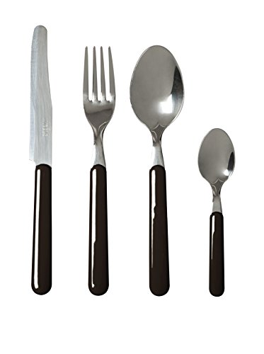 Color Life Besteck 24 tlg. Set Fashion schwarz von Excelsa
