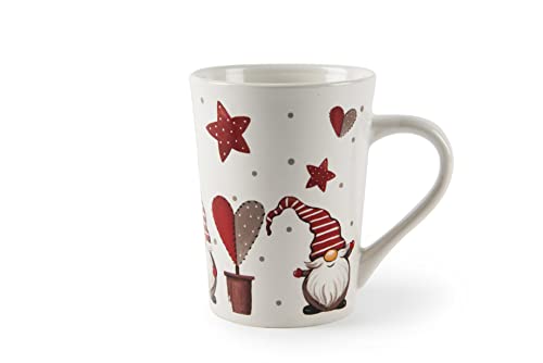 Excelsa, Set 4 Becher Gnomo, 38 Cl.38, Steingut von Excelsa
