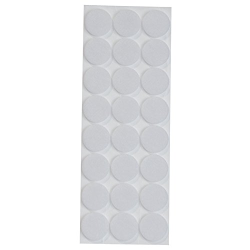 Excelsa 18 Selbstklebende Filzgleiter rund, 28 mm, Stoff, Braun von Excelsa