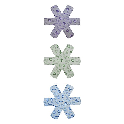 Excelsa 3er Pack Abflussschoner aus Polyester, Mehrfarbig, 38 cm von Excelsa