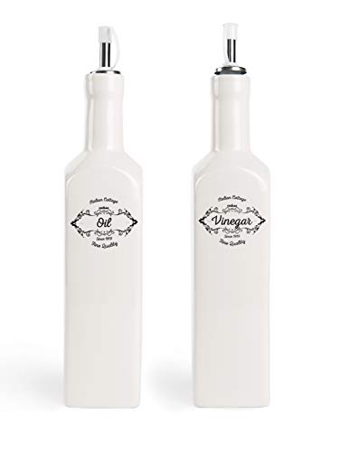 Excelsa 62813 Fine Quality Set Flaschen Öl und Essig, Keramik, Weiß Excelsa 62813 Fine Quality Set Flaschen Öl und Essig, Keramik, Weiß von Excelsa