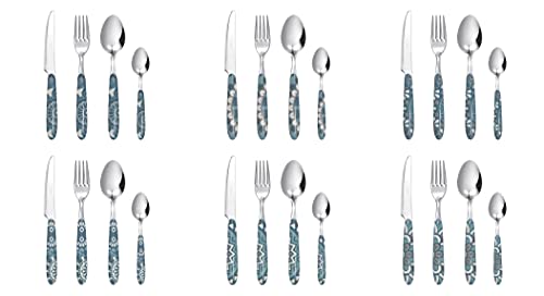 Excelsa 64757 Besteckset, Edelstahl, 24-teilig von Excelsa