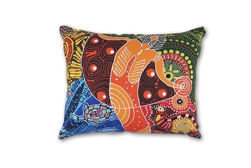Excelsa Aboriginal Dekokissen, 50 x 40 cm, Bezug aus Baumwolle, Füllung aus Polyester von Excelsa