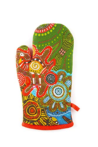 Excelsa Aboriginal Ofenhandschuh, Einheitsgröße, Futter 100% Baumwolle, Füllung aus Polyester von Excelsa