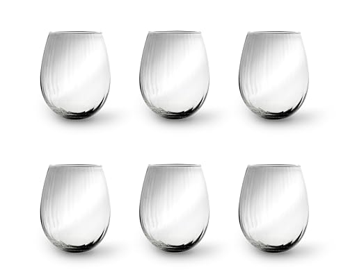 Excelsa Alba Set mit 6 transparenten Gläsern, Glas, 440 ml. von Excelsa