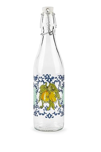 Excelsa Amalfi Limoncello Glasflasche, 500 ml, mit Dichtung von Excelsa