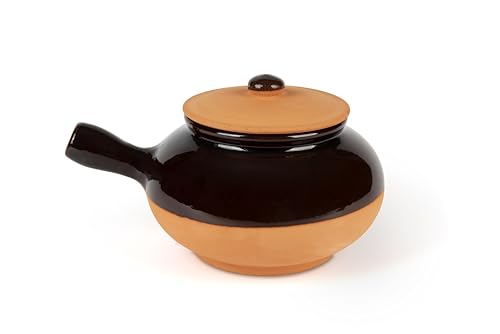 Excelsa Antichi Sapori Kartoffelkochtopf aus Terrakotta, Topf mit Deckel, 3 l von Excelsa