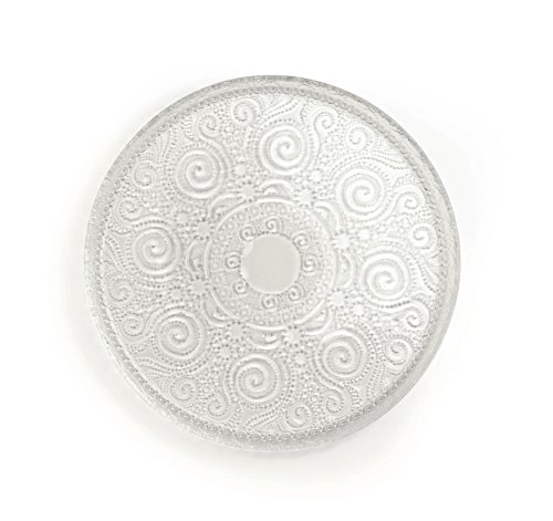 Excelsa Arabesque Dessertteller, Glas, durchsichtig, 21x21x1 cm Excelsa Arabesque Dessertteller, Glas, durchsichtig, 21x21x1 cm von Excelsa