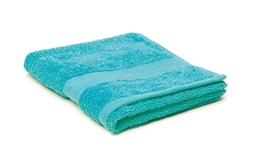 Excelsa Bagno Handtuch 100x60cm in blau, Baumwolle, 100 x 60 x 1 cm von Excelsa