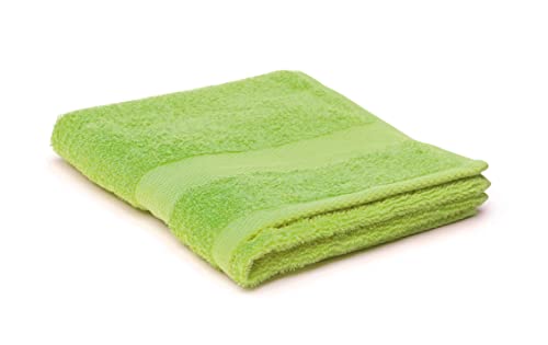 Excelsa Bagno Handtuch 100x60cm in grün, Baumwolle, blau, 100 x 60 x 1 cm von Excelsa