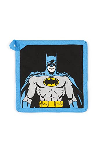 Excelsa Batman Topflappen für die Küche, 20 x 20 cm, Futter 100% Baumwolle, Füllung aus Polyester von Excelsa