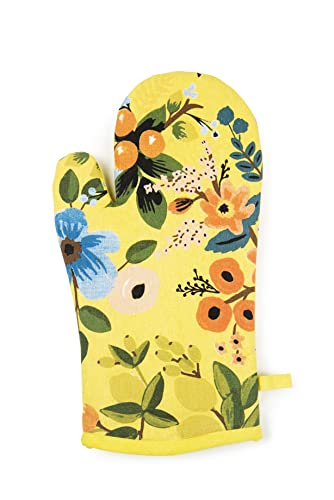 Excelsa Blumen Frida Ofenhandschuh, Einheitsgröße, Futter 100% Baumwolle, Füllung aus Polyester von Excelsa