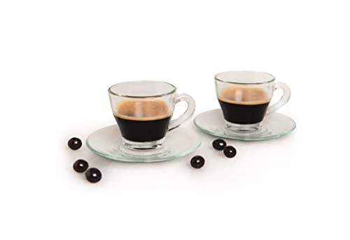 Excelsa Brasilia Kaffeetassen mit Untertasse, 2 Stück (1 Stück), 6 Stück von Excelsa