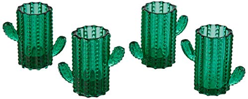 Excelsa Cactus Set mit 4 Schnapsgläsern, Glas von Excelsa
