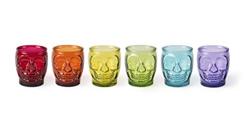 Excelsa Calavera Set mit 6 Gläsern, Glas von Excelsa