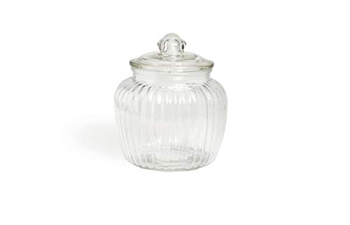 Excelsa Chic Vorratsdose Glas, Glas, transparent, 14.5 x 14.5 x 18 cm von Excelsa