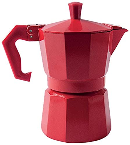 Excèlsa Chicco Color Espressokocher, 1 Tasse, Rot von Excelsa