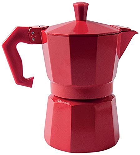 Excèlsa Chicco Color Espressokocher, 3 Tassen, Rot Excèlsa Chicco Color Espressokocher, 3 Tassen, Rot von Excelsa
