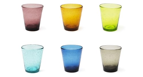 Excelsa Color Bubble Set mit 6 Wassergläsern, farbiges Glas, Fassungsvermögen 300 ml. Excelsa Color Bubble Set mit 6 Wassergläsern, farbiges Glas, Fassungsvermögen 300 ml. von Excelsa
