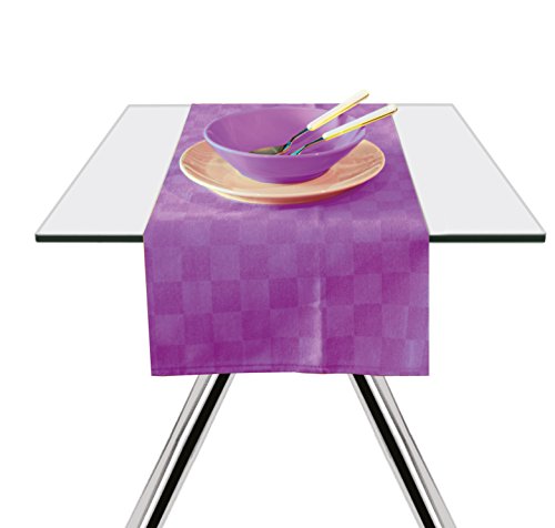 Excelsa Color Club Tischläufer, Mischgewebe Baumwolle, Lila, 140 x 45 x 0.2 cm von Excelsa