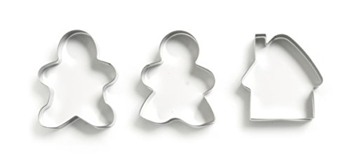 Excelsa Cookies Time Packung 3 Ausstechformen Family, Edelstahl, Silber, 16 x 21 x 2 cm Excelsa Cookies Time Packung 3 Ausstechformen Family, Edelstahl, Silber, 16 x 21 x 2 cm von Excelsa