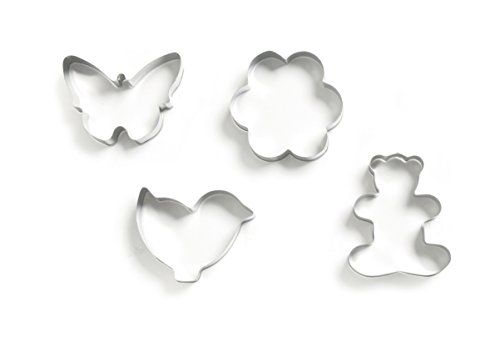Excelsa Cookies Time Packung 4 Spring Ausstechformen, Edelstahl, Silber, 16 x 21 x 2 cm Excelsa Cookies Time Packung 4 Spring Ausstechformen, Edelstahl, Silber, 16 x 21 x 2 cm von Excelsa
